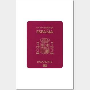 Spain Passport Posters and Art